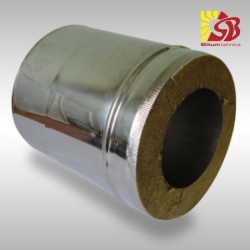 Skursteņa Izolēta caurule 500mm D180/280 pulēta