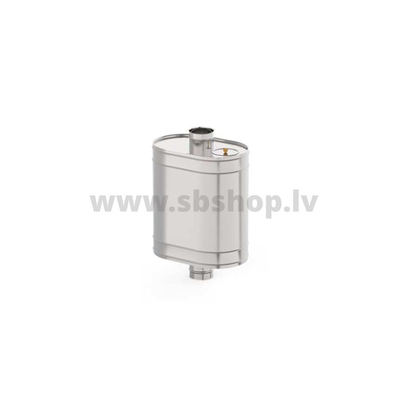 UMK Karstā ūdens tvetne krāsnij, uz dūmvada, 40L, D115, AISI 439/0.8mm, 3/4