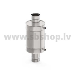 UMK Karstā ūdens siltummainis krāsnij, uz dūmvada, 7L, D115, AISI 439/0.8mm, 3/4