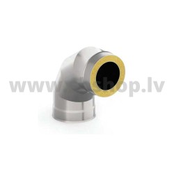 UMK Skursteņa izolēts līkums D180x260 90gr
