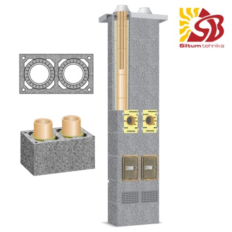 RP keramzīta dūmvads dubultais D180/180 7m Akcija