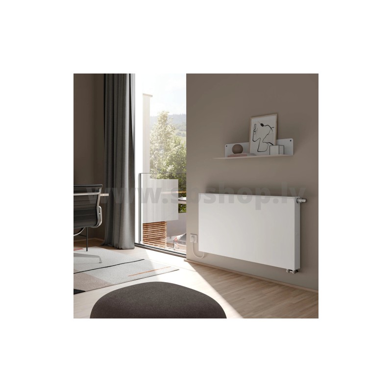 KERMI X-Flair 22-600*1200 radiators ar ventilatoru sāna pieslēgumu