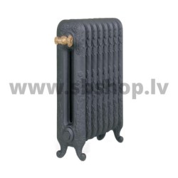 Čuguna radiators BEIGELAI BGL-600 (12 sekc.) gruntēts melnā krāsā