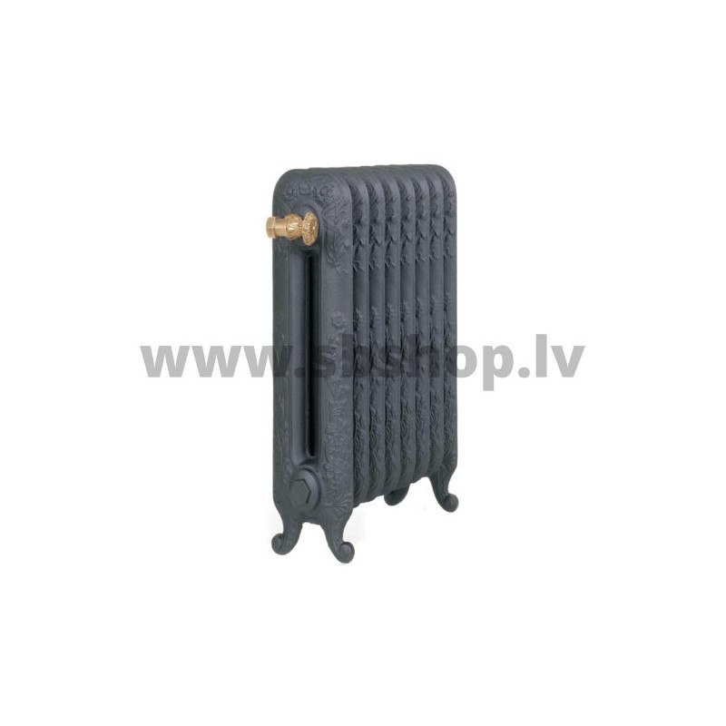 Čuguna radiators BEIGELAI BGL-600 (12 sekc.) gruntēts melnā krāsā