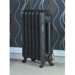 Čuguna radiators BEIGELAI BGL-600 (14 sekc.) gruntēts melnā krāsā