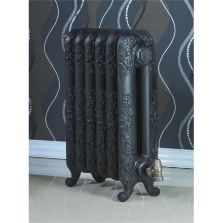 Čuguna radiators BEIGELAI BGL-600 (14 sekc.) gruntēts melnā krāsā