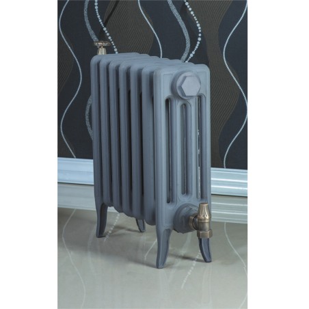 Čuguna radiators BEIGELAI BGL-460-RD (14 sekc.) gruntēts melnā krāsā