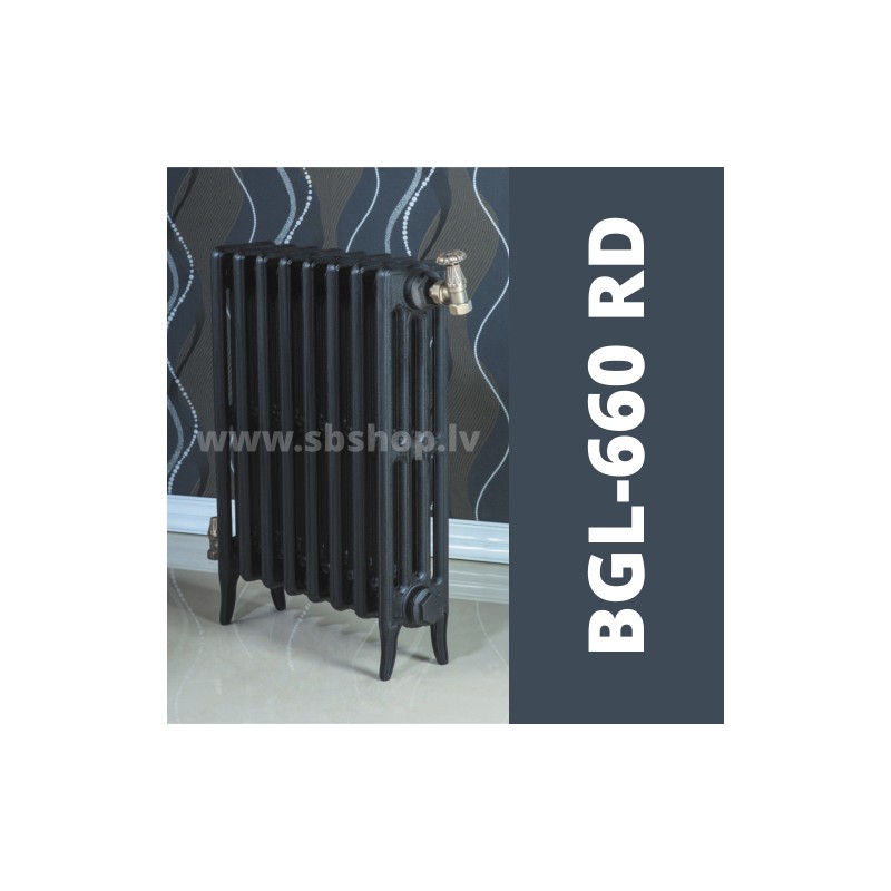Čuguna radiators BEIGELAI BGL-660-RD sekcija
