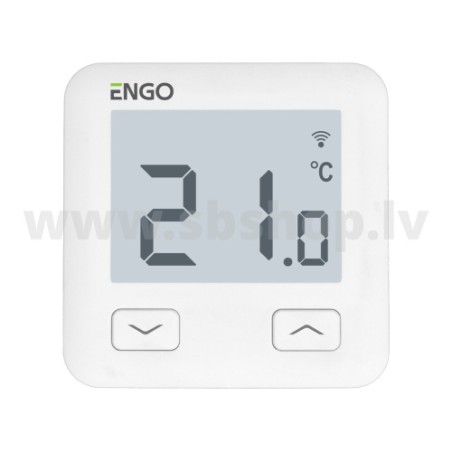 Termostats ENGO E10-W WiFi 230V balts