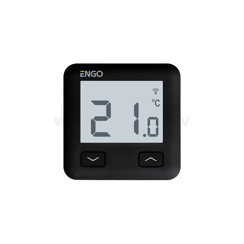 Termostats ENGO E10-B WiFi 230V melns