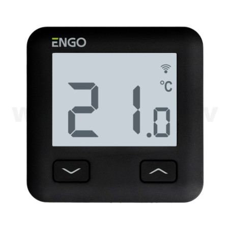 Termostats ENGO E10-B WiFi 230V melns