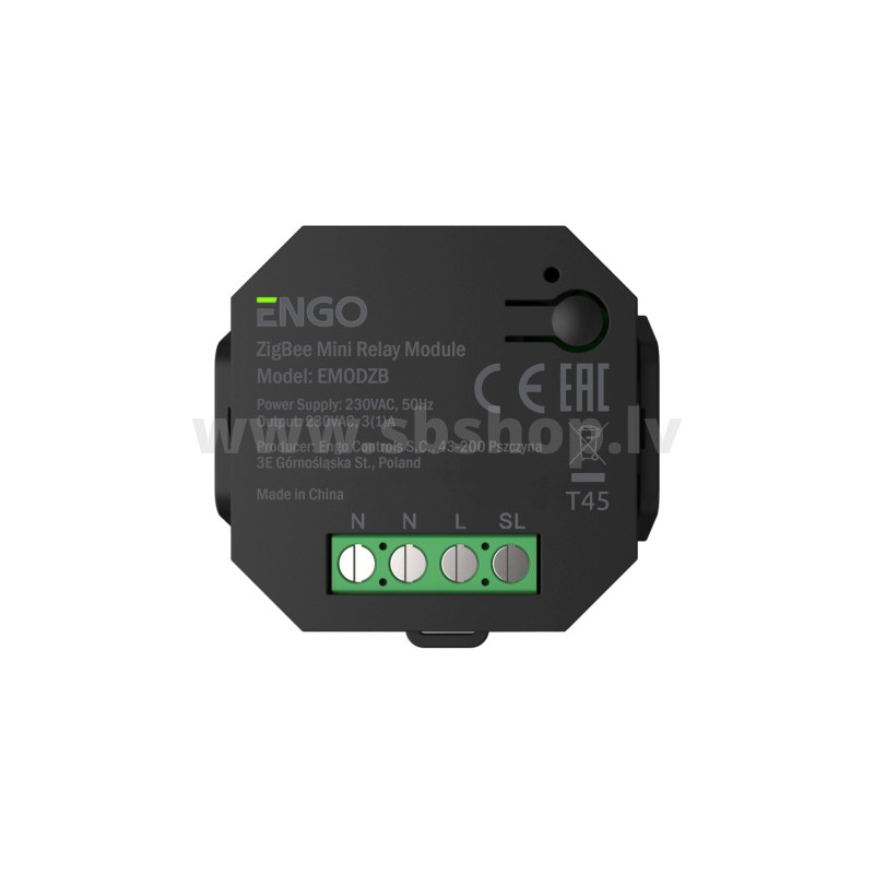 Releja modulis ENGO EMOD-ZB 230V