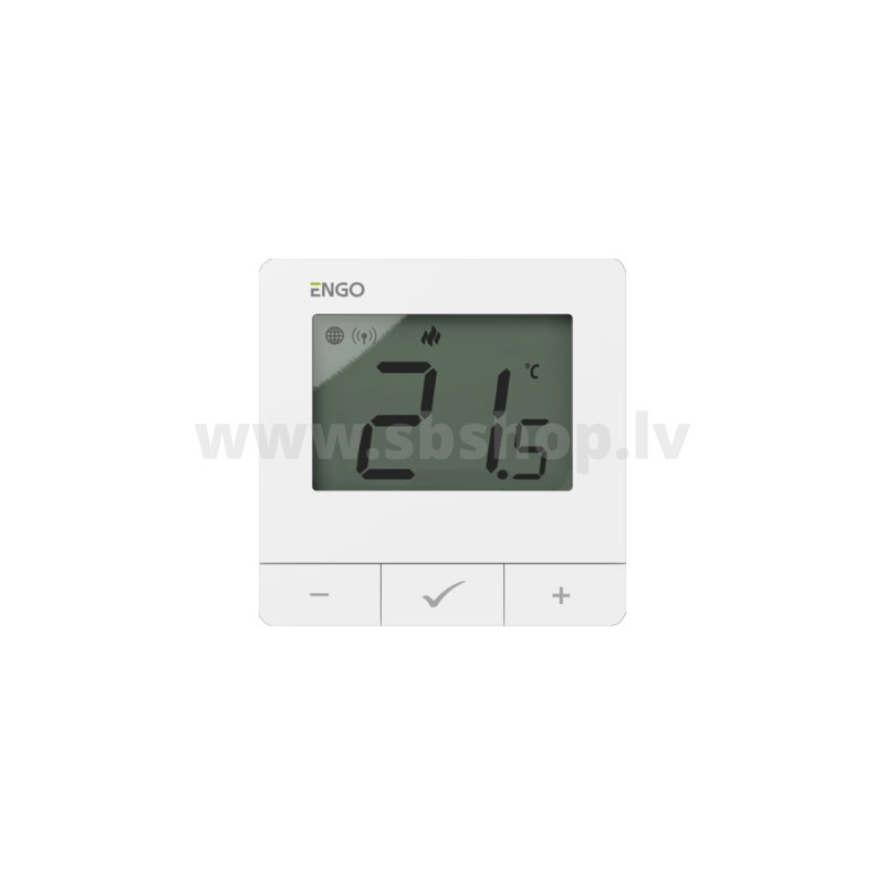 Termostats ENGO E25-230V vadu ZigBee, balts
