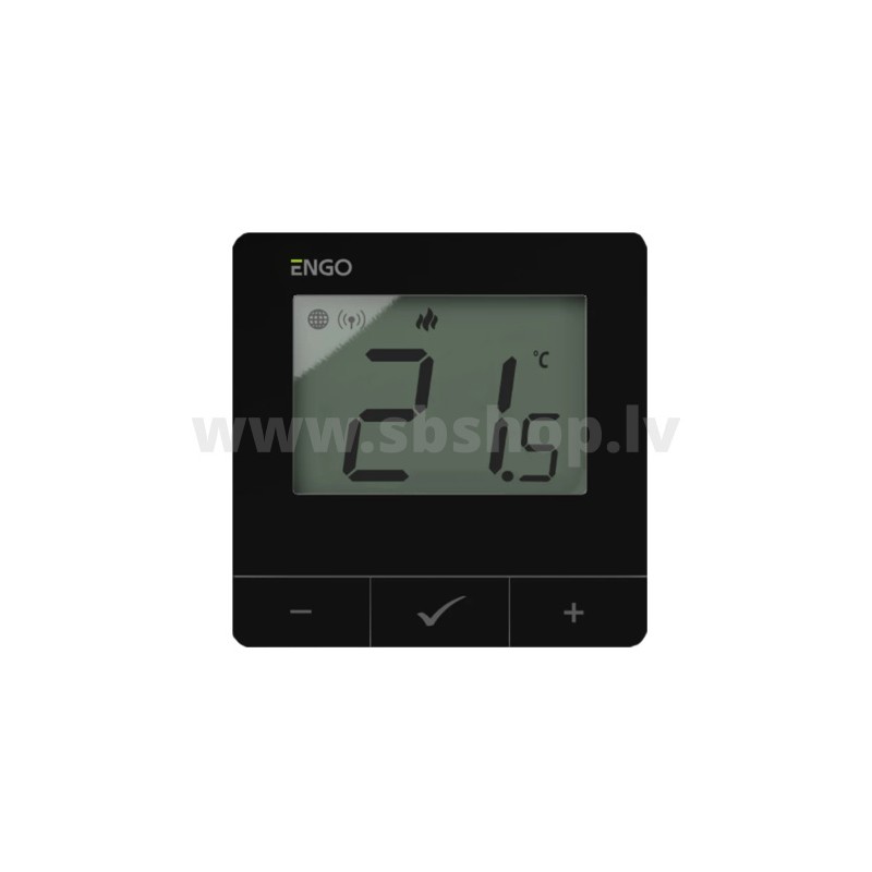 Termostats ENGO E25-230V vadu ZigBee, melns