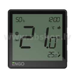 Termostats ENGO EONE-230V ZigBee smart, melns