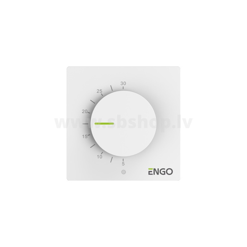 Termostats ENGO ESIMPLE 230V ZigBee smart, balts