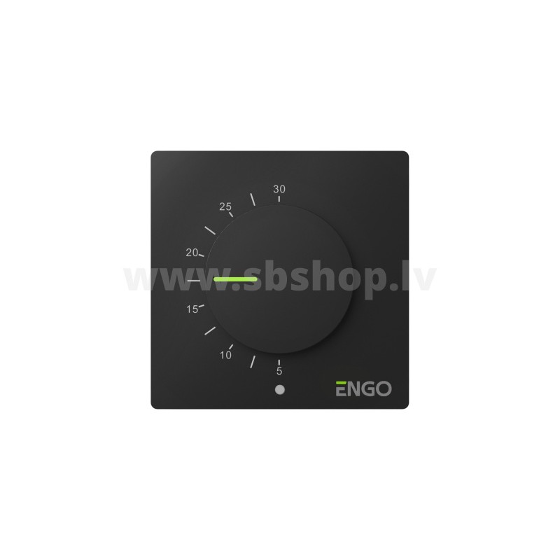 Termostats ENGO ESIMPLE 230V ZigBee smart, melns