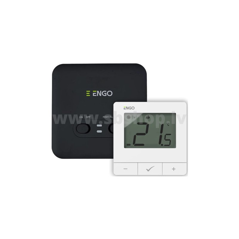 Termostats ENGO E20i-W bezvadu, balts