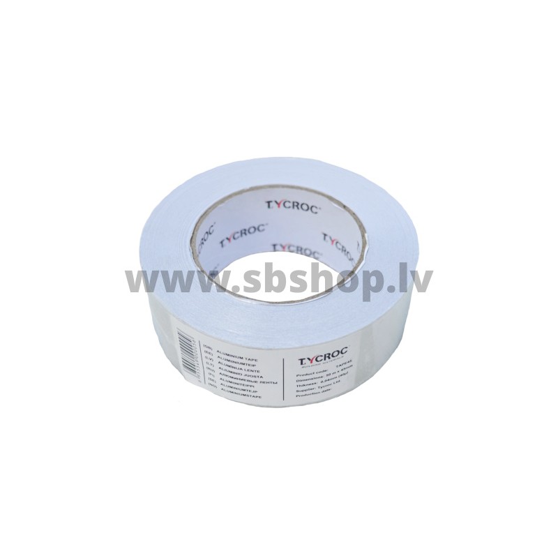 TYCROC Alumīnija līmlente +100C 50mx45mm (40u)