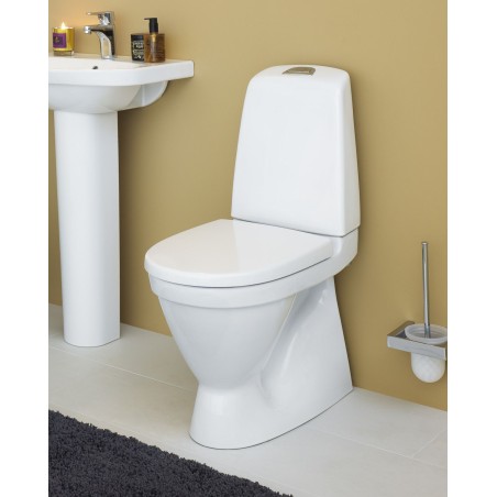 WC ar skolojamo kasti NAUTIC 1510 Hygienic Flush SC vāks, sienas izvads GUSTAVSBERG