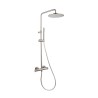 Dušas kolonna ALEXIA ar termostatu, rokas dušu un lietus dušu D30cm, RamonSoler brushed nickel