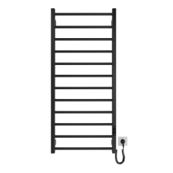 MARIO Dvieļu žāvētājs LEED elektrisks 1170x530mm melns matēts