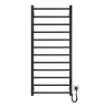 MARIO Dvieļu žāvētājs LEED elektrisks 1170x530mm melns matēts