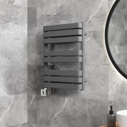 Dvieļu žāvētājs TERMA WARP T 1110x500mm Metallic grey krāsa