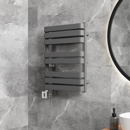 Dvieļu žāvētājs TERMA WARP T 1110x500mm Metallic grey krāsa