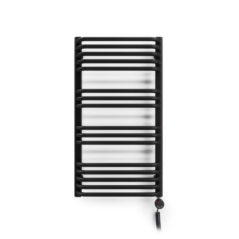 Dvieļu žāvētājs TERMA A01 1060/530mm melns matēts ar sildelementu MOA 600W