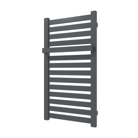 Dvieļu žāvētājs TERMA SOLO 860x540mm ar dvieļu turētāju RAL9005 melns matets