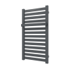Dvieļu žāvētājs TERMA SOLO 860x540mm ar dvieļu turētāju RAL9005 melns matets