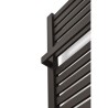 Dvieļu žāvētājs TERMA SOLO 860x540mm ar dvieļu turētāju RAL9005 melns matets