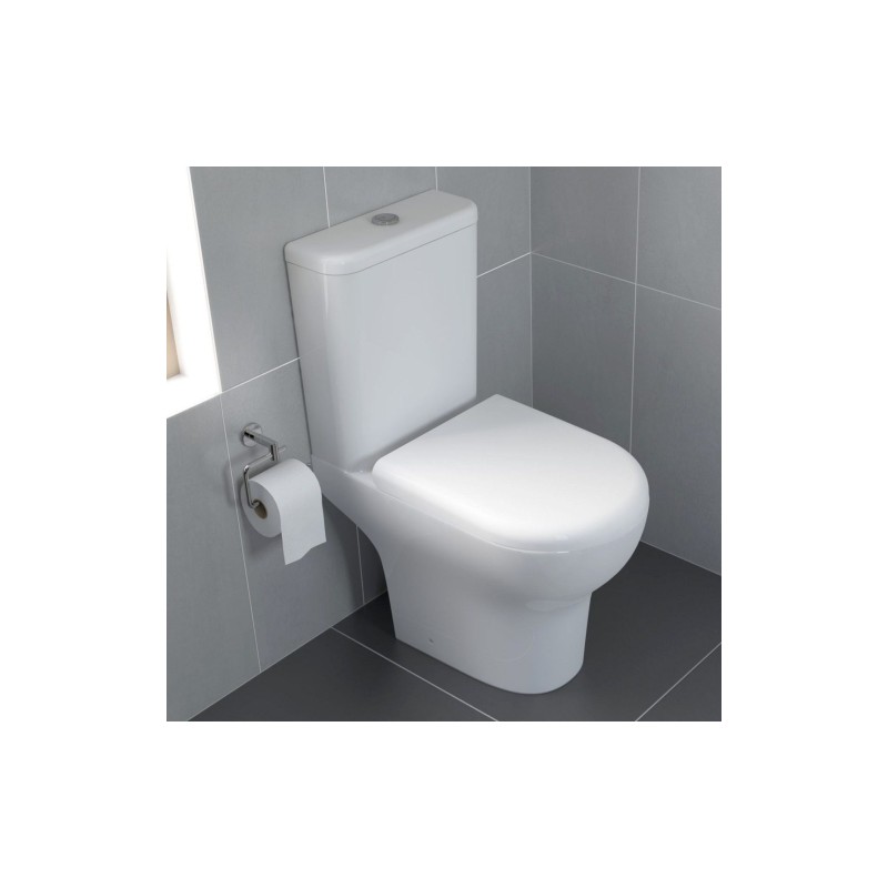 WC Pods VITRA Zentrum RIM-EX (WC apakša+skal.kaste.) ar SOFT CLOSE vāku, redzams pieslēgums