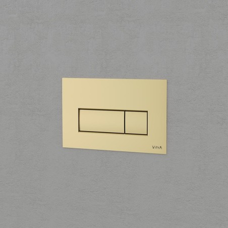 WC VITRA LOOP Square taustiņš, Brushed Gold