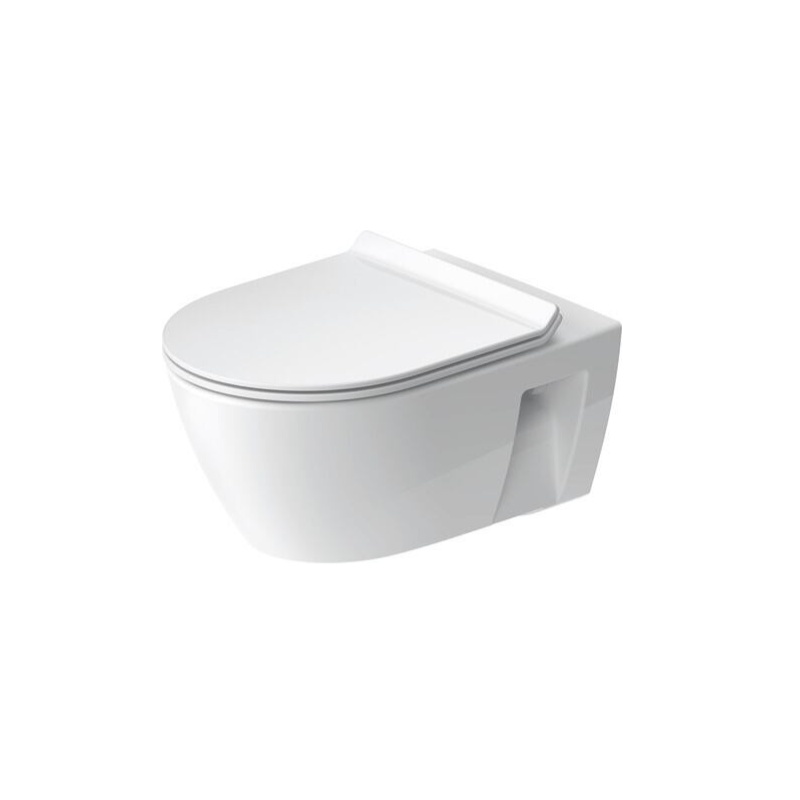 WC Duravit No.1 Rimless piekaramais ar soft close vāku, balts