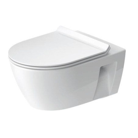 WC Duravit No.1 Rimless piekaramais ar soft close vāku, balts