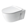 WC Duravit No.1 Rimless piekaramais ar soft close vāku, balts