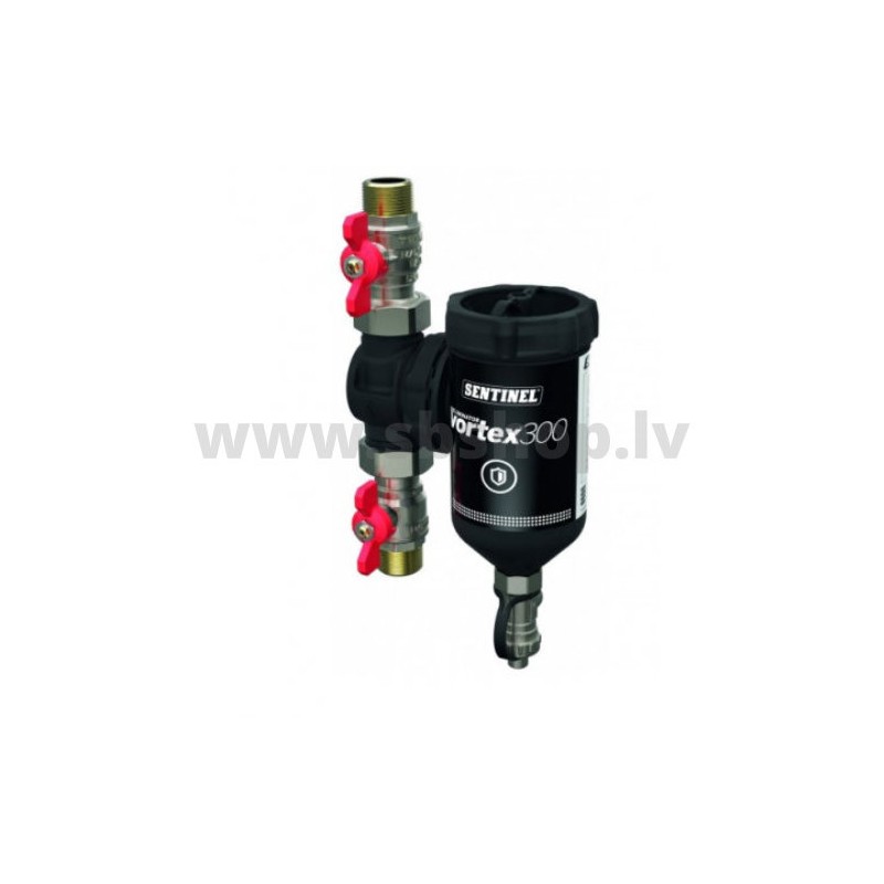 Magnētiskais filtrs Eliminator VORTEX 300, 300ml, 3/4 ar ventīļiem