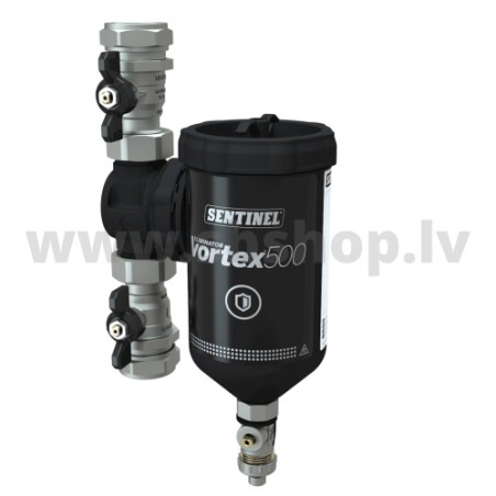 Magnētiskais filtrs Eliminator VORTEX 500, 500ml, 1M ar ventīļiem