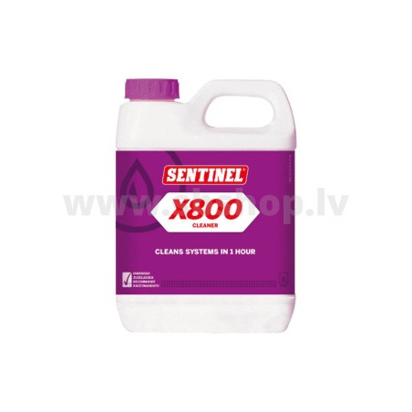 Piedeva ātrai tīrīšanai un nogulšņu noņemšanai SENTINEL X800 Fast Acting Cleaner, 1L, kastē 12gb.