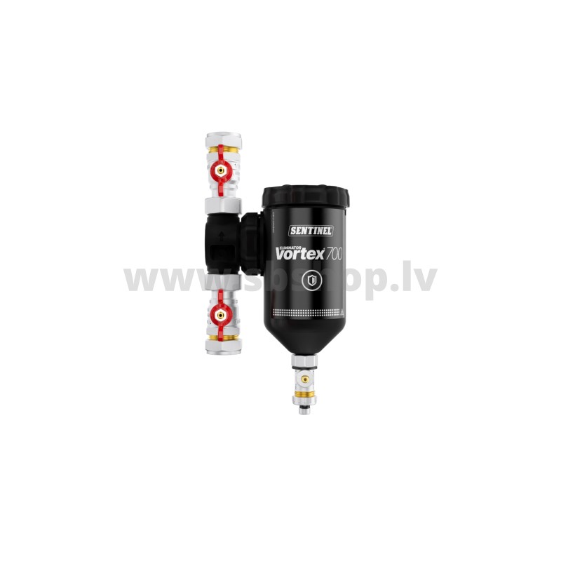 Magnētiskais filtrs Eliminator VORTEX 700 1 1/4M ar ventīļiem