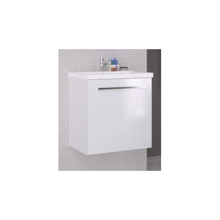 Mēbele ar izlietni SCANDIC 51x39cm ar durvīm glossy white