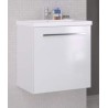 Mēbele ar izlietni SCANDIC 51x39cm ar durtiņām glossy white