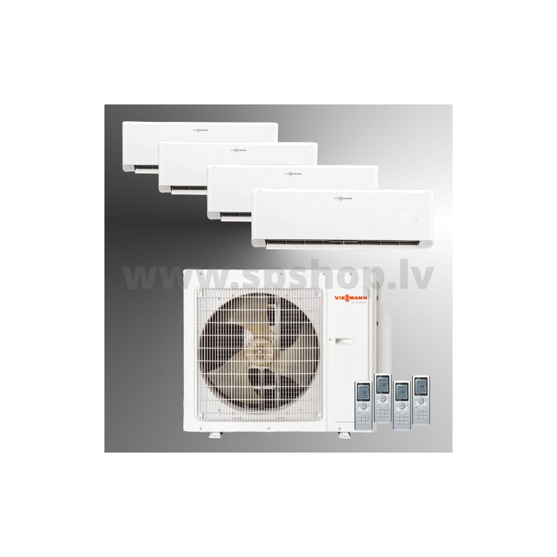 Viessmann Vitoclima Multisplit 300-S/HE ārējais bloks 8.2kW/9.5kW (līdz 4 iekšējām iekārtām)