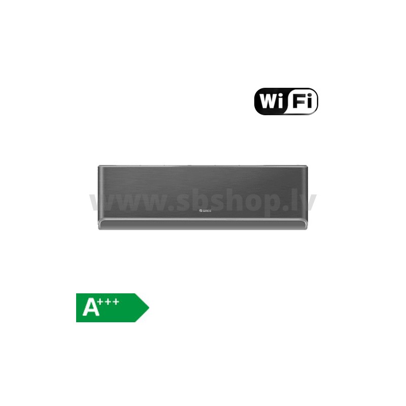 GREE Kondicionieris iekš.bloks Airy LCLH 3,5/3,8kW, melns ar WIFI