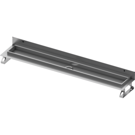 TECE Dušas traps 900mm ar atloku, liekams pie sienas, ner.tērauds