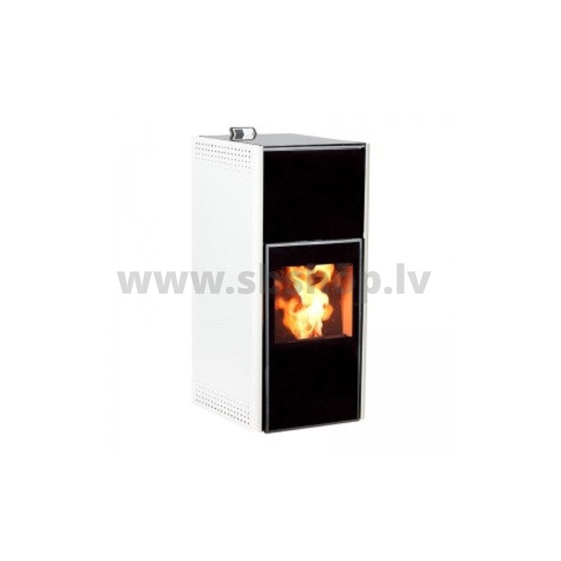 Ecoforest granulu kamīns Hidrocopper 18kW, balts