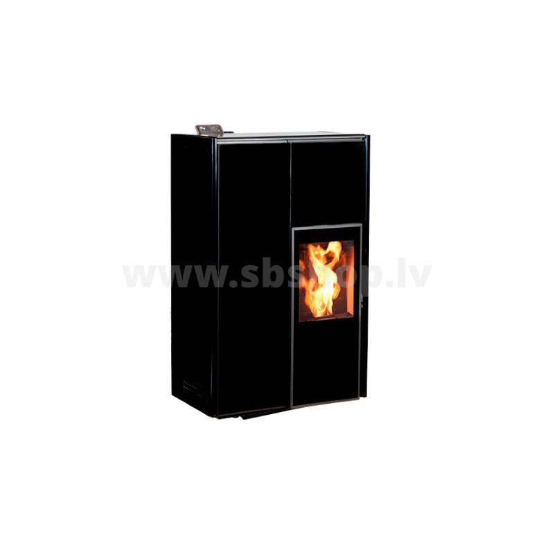 Ecoforest granulu kamīns Hidrocopper 18kW, SLIM melns