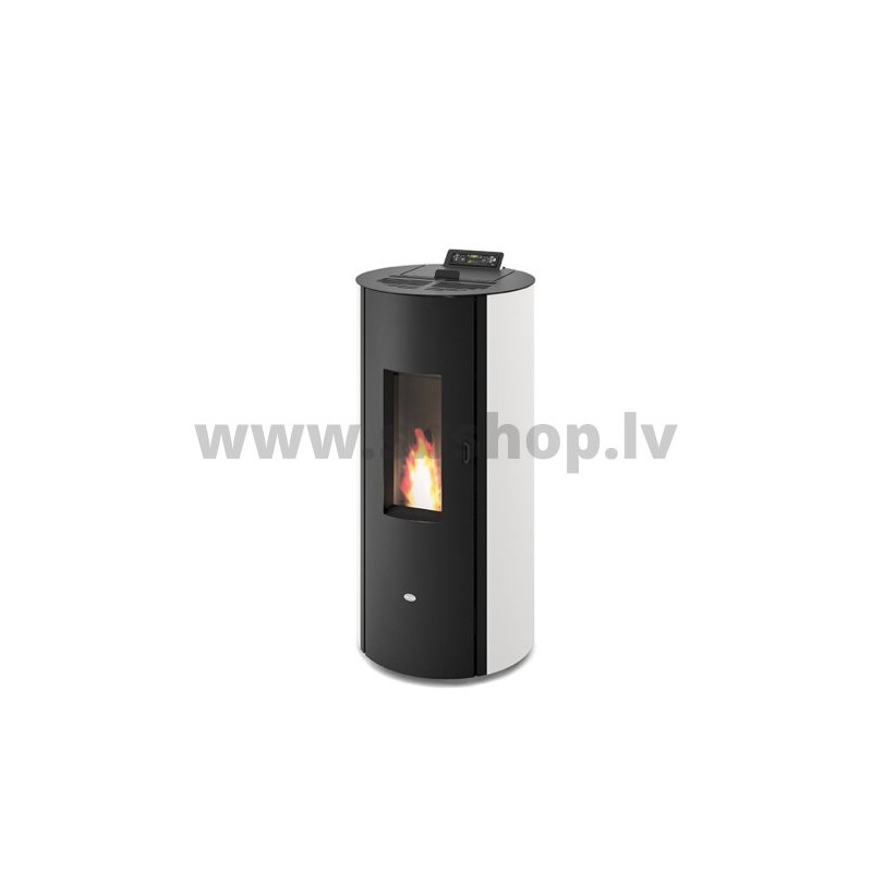 Granulu kamīns Eva Calor MANOLA 9 kW balta